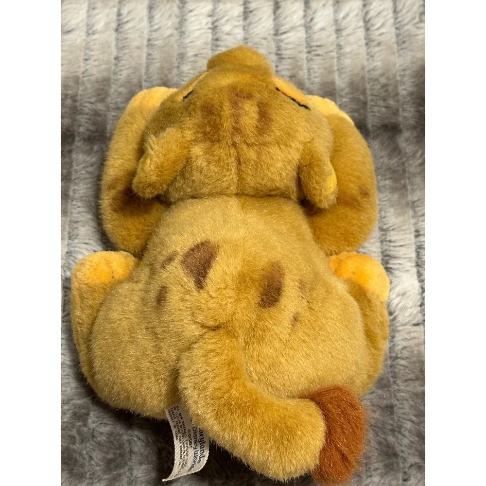 Disney Vintage Lion King Simba Plush Disneyland Walt Disney 9 inch Pouncing Lion